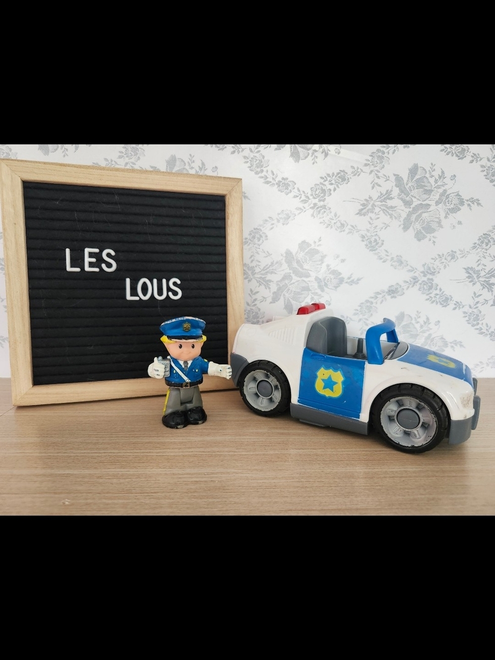 Little People Bendy Police Car